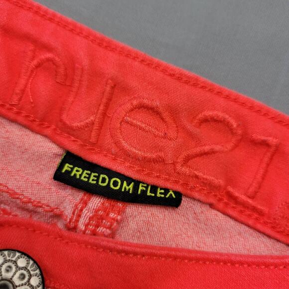 rue21 Red Jeggings Stretch Freedom Flex High Waisted Pants Womens Size 3 Juniors - Picture 5 of 11